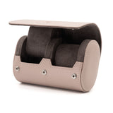 TJ Logo Double Watch Roll - Salmon & Mocha