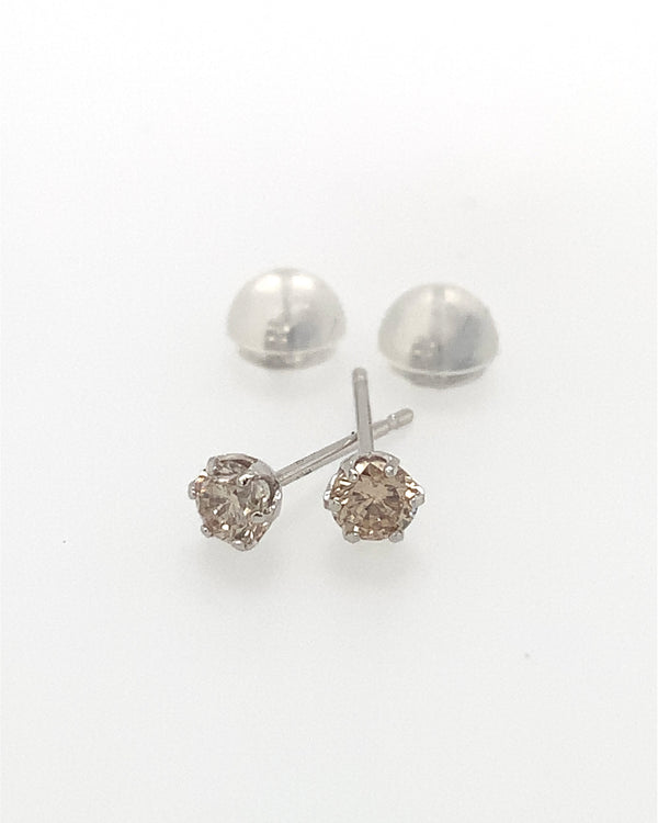 ROUND CUT DIAMOND SOLITAIRE STUDS | 0.30CT DIAMONDS, PLATINUM SETTING