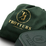 TJ Logo Single Watch Roll - Green & Grey